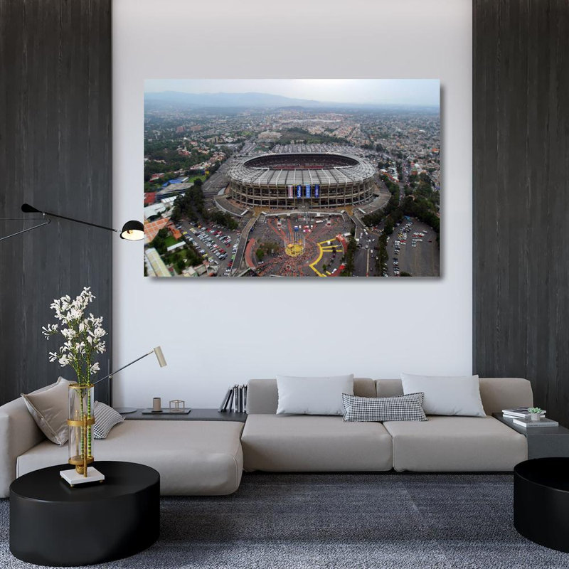 Azteca Stadium, 32" H x 48" W