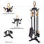 Alyissa Iron Fireplace Tool Set