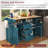 55.7" Large Kitchen Island With 2 Drop Leaf-2130272355