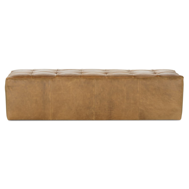 Leather Ottoman