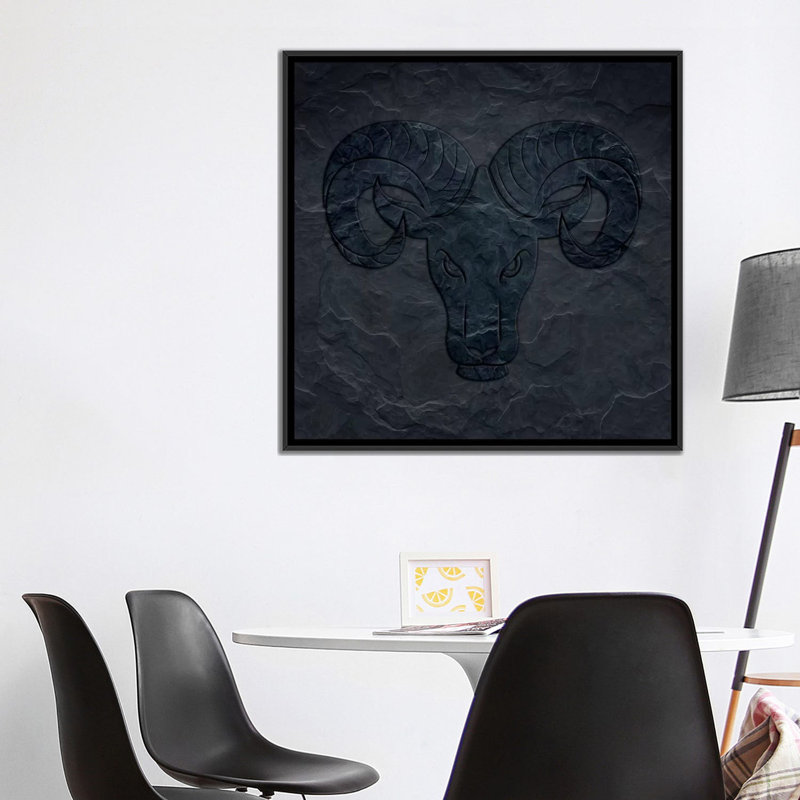 Intensity to Oververse, impression sur toile tendue, H 37 po x l 37 po x P 1,5 po, Toile encadrée noire, Pas de tapis