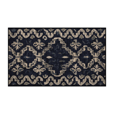 Machine Washable Gray Area Rug