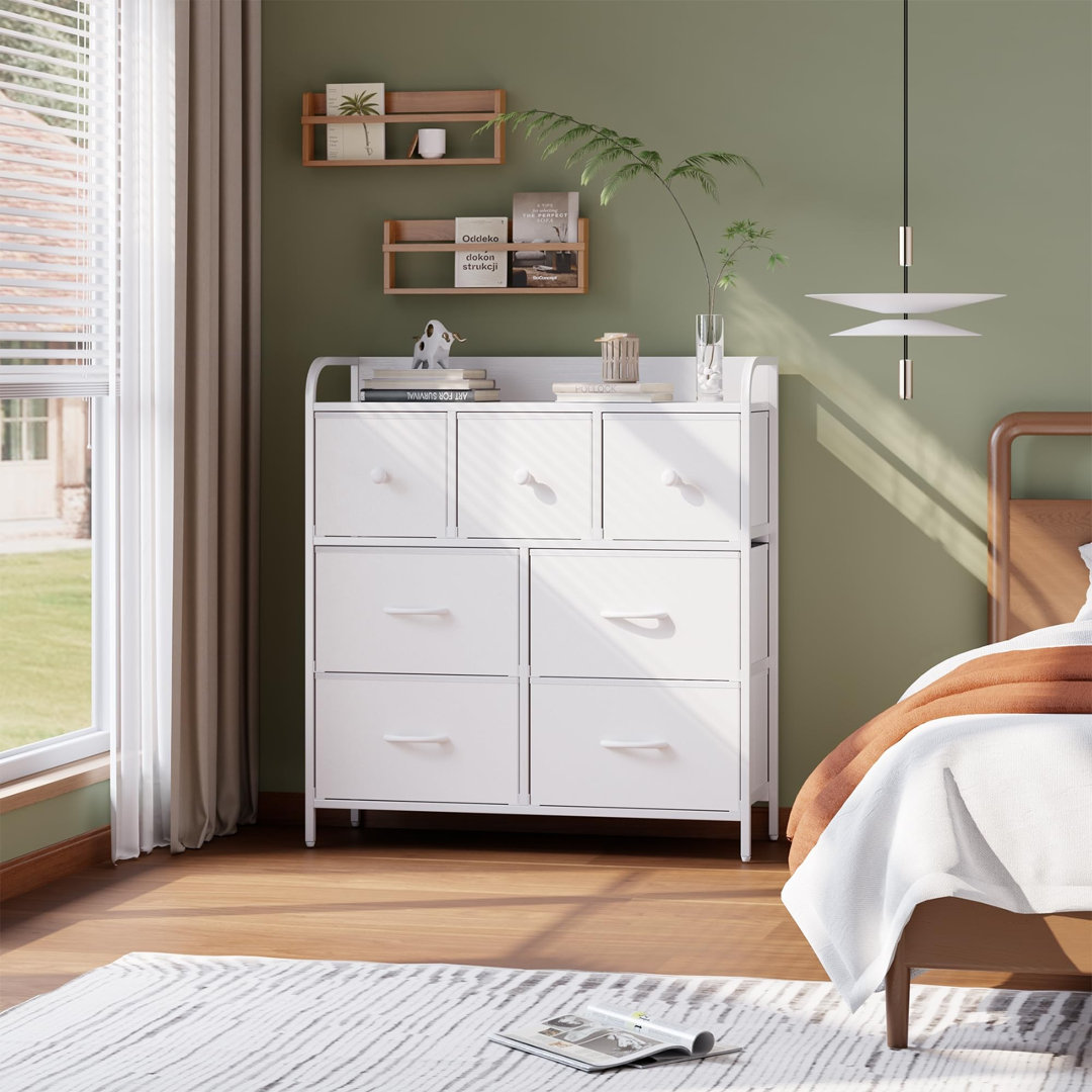 Chest of Drawers, Dresser for Bedroom with 7 Drawers