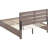 Queen Storage Bed With Slatted Headboard, Two Spacious Drawers, And A Oak Finish On Engineered Wood For Bedroom Decor Platform Drawers Discreet Storage, Natural Solid +-1000014356