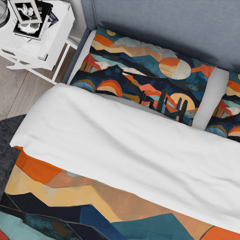 Ensemble de housse de couette Mid Century Perspectives III - Mid Century Modern