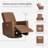 Evolur Harlow Deluxe Glider |Power Recliner| Rocker
