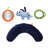 3 In 1 Infant Tummy Time Plush Fabric Playmat