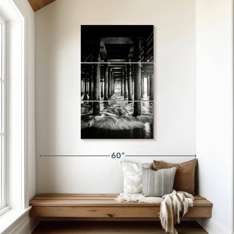 Lilie Under The Bridge BW, 45" H x 28" W
