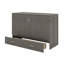 Grand lit escamotable avec station de charge