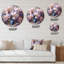 Cyerra - Horloge murale florale-2131361043