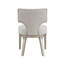 Chaise d'appoint à oreilles en lin Deo Kasa