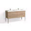 Avila 60" W Freestanding Double Bathroom Vanity with Dean Leg-1491364626-1491364634-1491364636