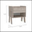 Table de chevet Hyacinth, un tiroir, une tablette ouverte