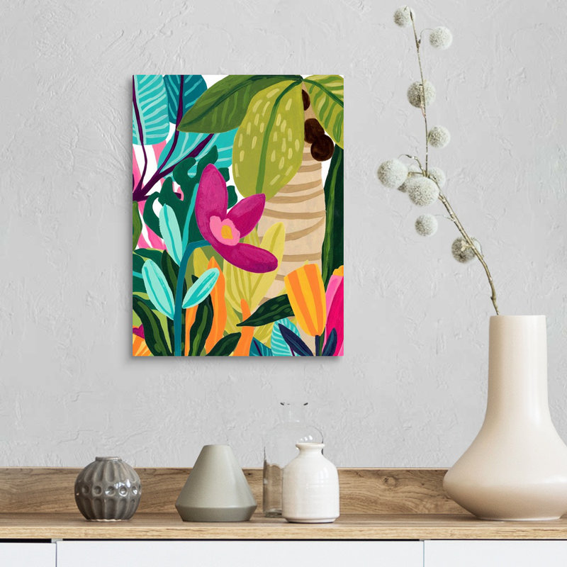 «Island Thicket I», art mural sur toile, Toile tendue, H 16 po x l 12 po