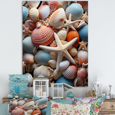 «Beach Photo Seashell Symphony X», reproduction sur toile