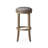 Maven Lane Eva Stool with Faux Leather Upholstery-774040922-774040923