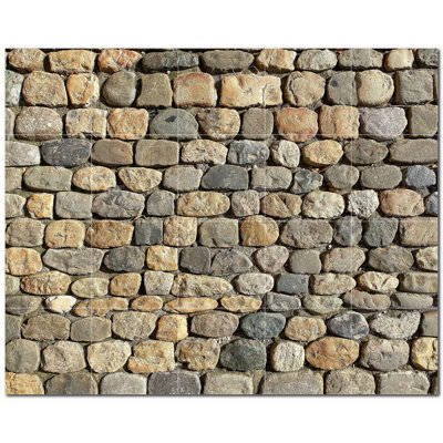 Rocks Photo 6'' x 6'' Satin Ceramic Decorative Mural