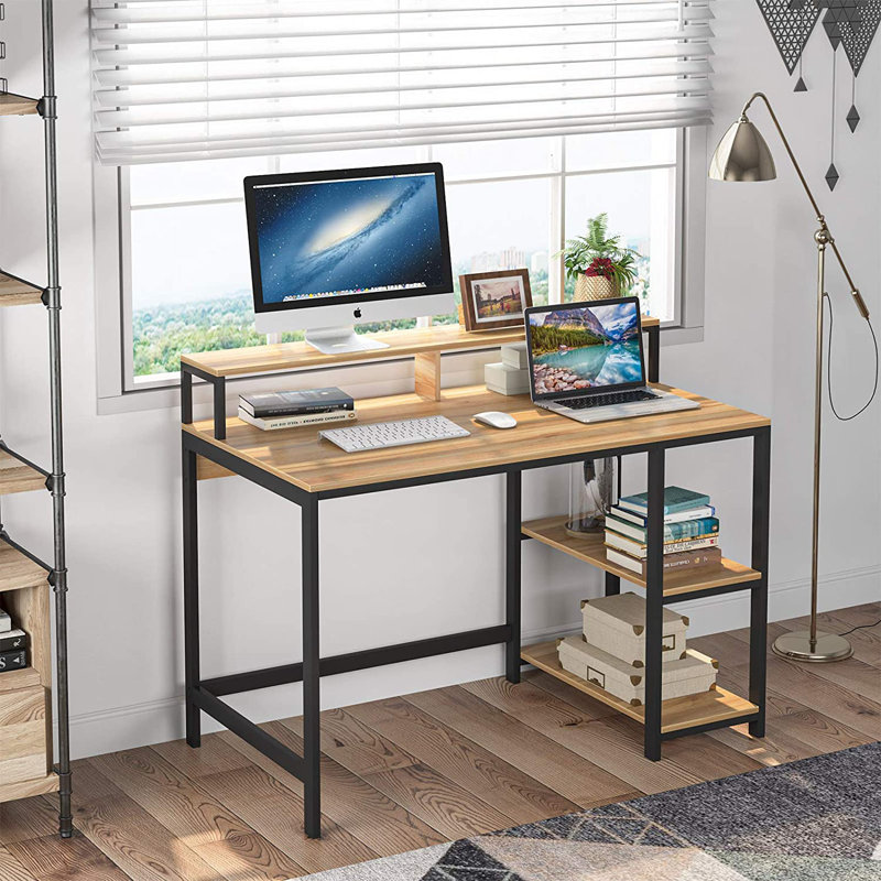 17 Stories Hunter-Clay Computer Desk & Reviews | Wayfair
