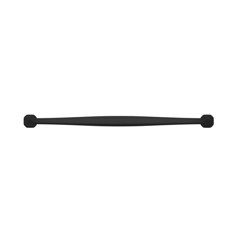 4364 Severin Fayerman B Pull, 12" CTC, Satin Black