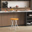 Tabouret pliant, 45,7 cm de hauteur avec poignée de transport – Cadre en acier, capacité de 272 kg, orange (1 unité)-166768416-166768423