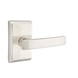 Geneva Flat Privacy (Bed & Bath) Door Lever with Rectangle Rosette