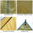 Camping Tarp Waterproof, Backpack Tarp Portable