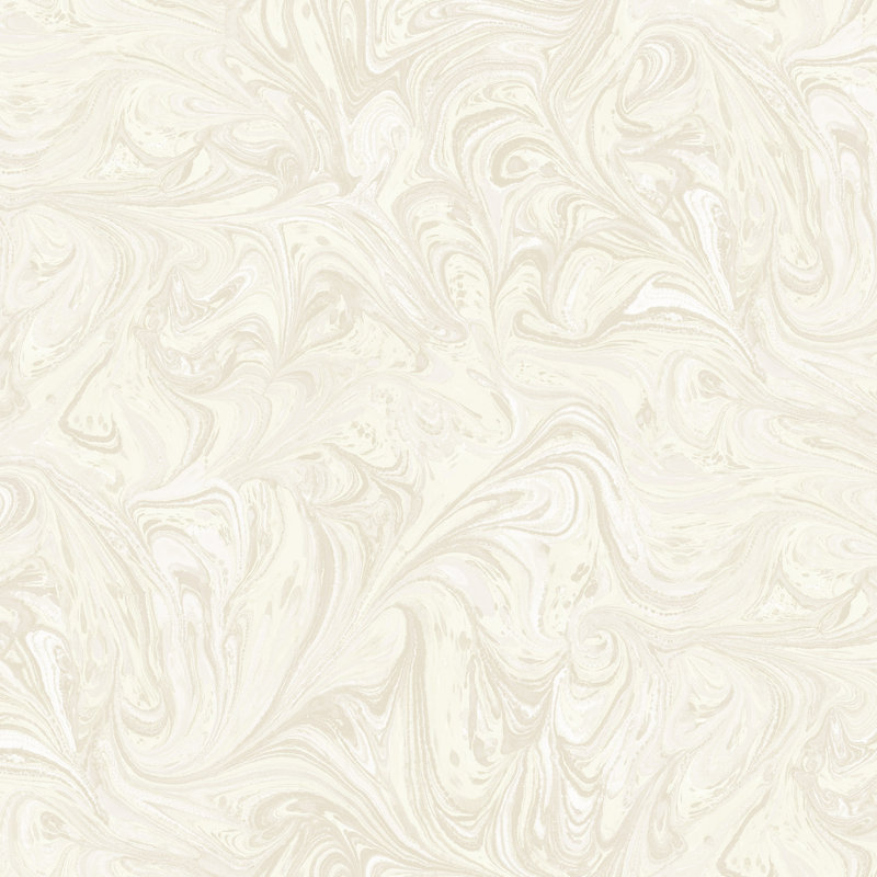 Rouleau de papier peint L 27 pi x l 27 po Vesely, Crème