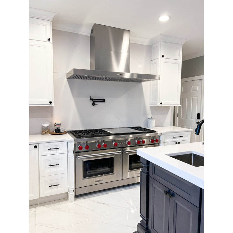 Hotte murale convertible 48 pouces 1100 CFM