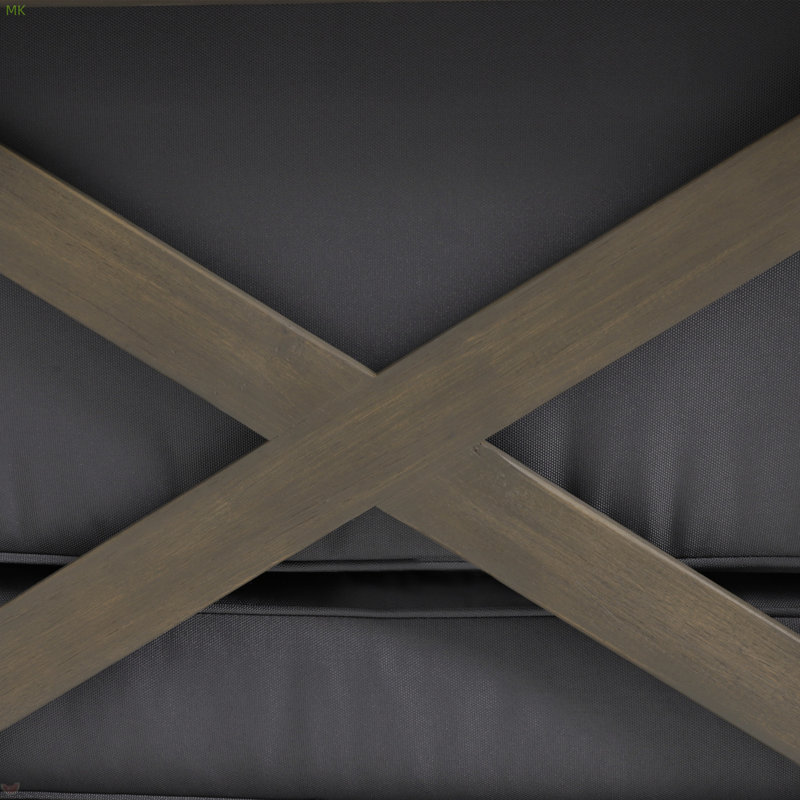 BANC DE COIN GAUCHE EN X
