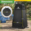 Wakeman Pop Up Pod (L) 3,3 pi x (l) 3,3 pi x (H) 6,2 pi - tente d'intimité portable, tente de camping-113792966