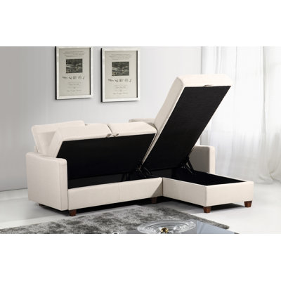 Canapé modulaire réversible avec rangement