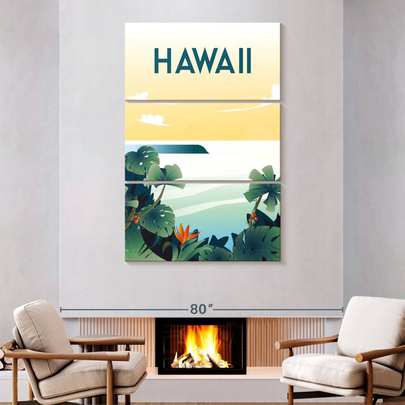 Nicci Hawaii, 74" H x 48" W