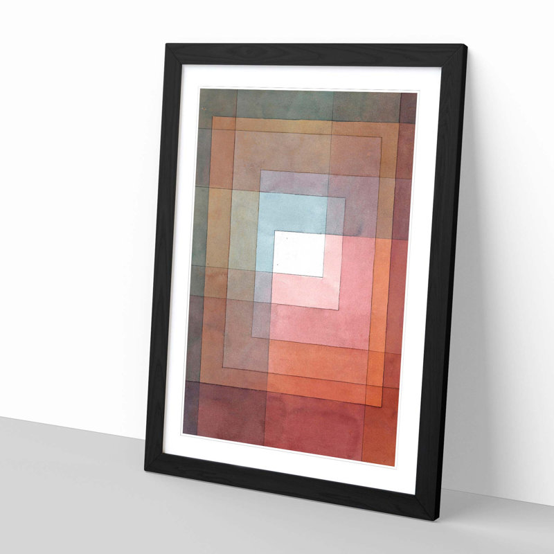 Paul Klee - Single Picture Frame Print, Black