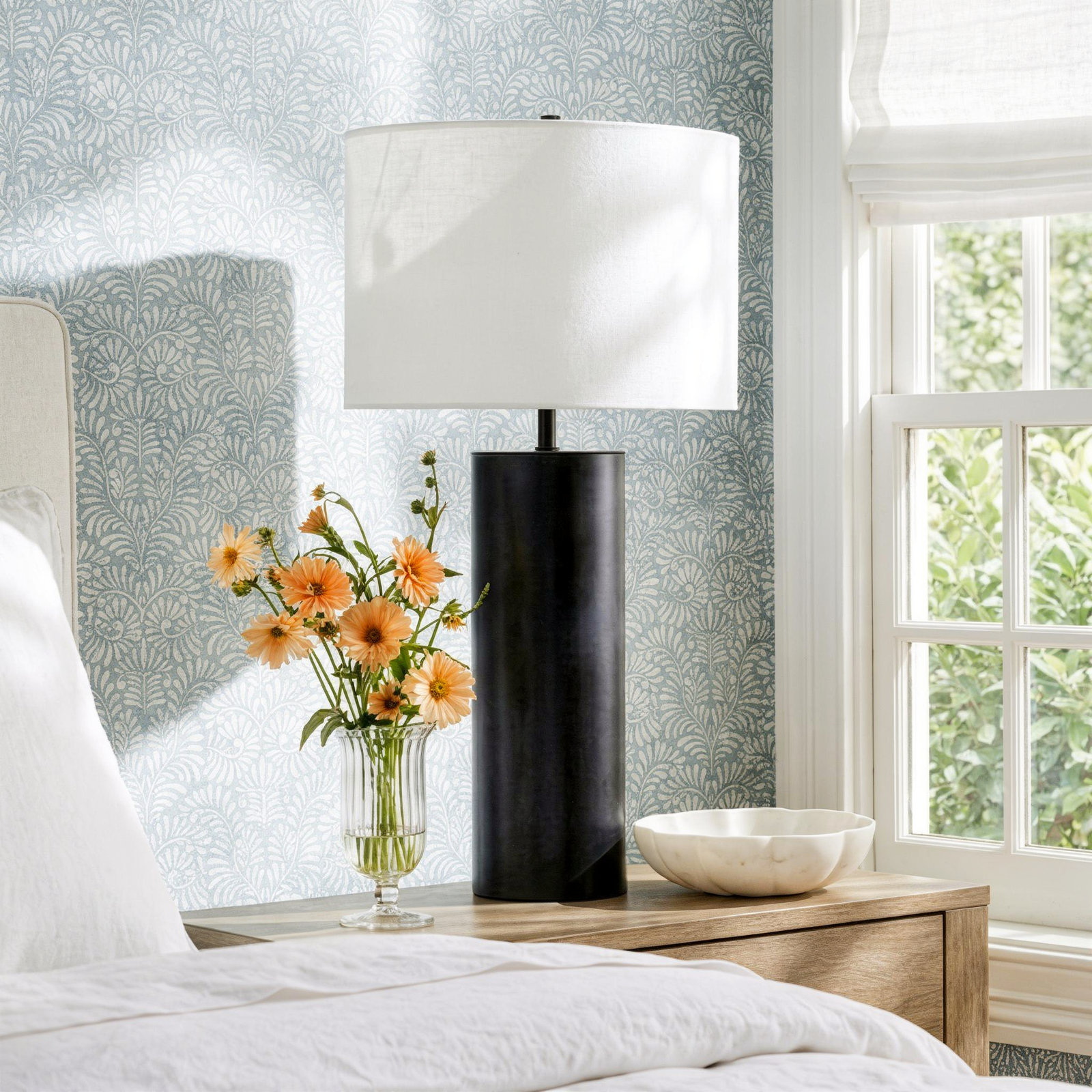 Erland Metal Table Lamp, Blackened Bronze