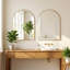 Miroir mural de salle de bain arqué 30 po x 40 po, miroir de meuble-lavabo mural en métal pour évier, fixation murale-2038304710-2038304727-2038304718