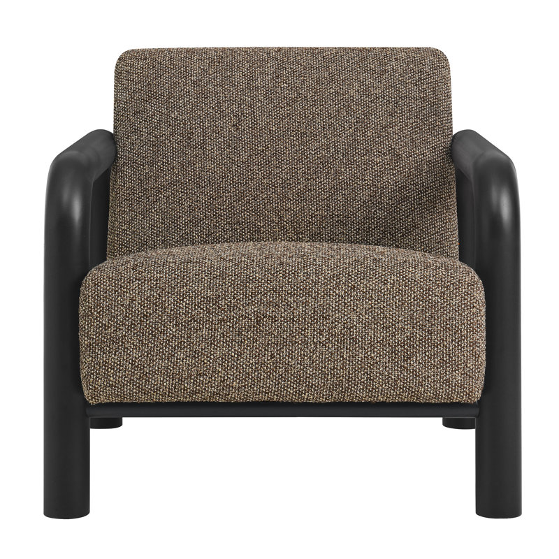Fauteuil d'appoint Sereno Boucle, Noir, Terre