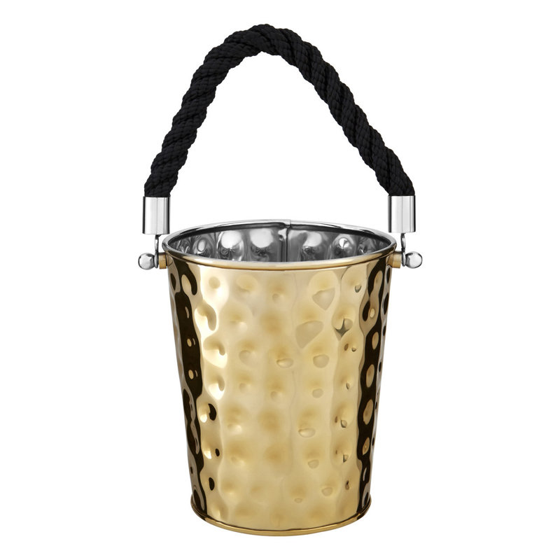 Gulzar Ice Bucket, 22cm H x 18cm W x 18cm D, Gold