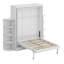 Lit escamotable avec armoire murale cachée-1921531145