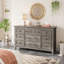 Meuble télé avec commode 9 tiroirs, commode avec l 58,3 po Red Barrel Studio®-540658688