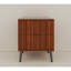 Armoire de chevet à 2 tiroirs Easy-Access, bois d'ingénierie, brun café, table de chevet polyvalente avec rangement dans les tons de bois brun, solution de rangement