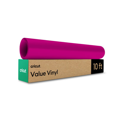 Cricut Value Permanent Vinyl, Magenta, 12 in x 10 ft, Roll