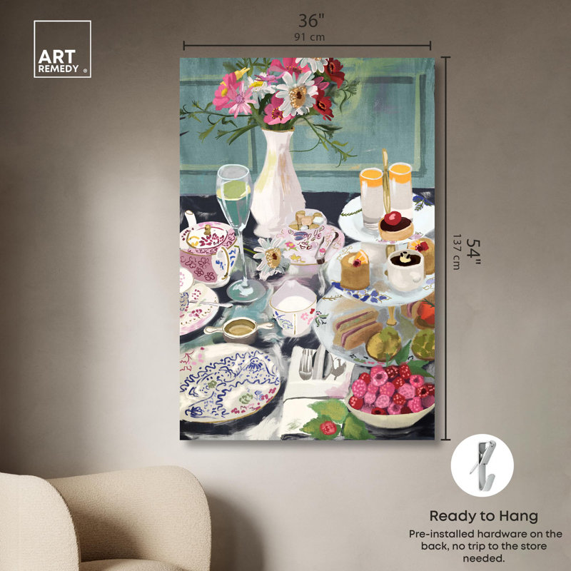 Help Yourself Dessert Canvas Modern Kitchen Print, 54" x 36"