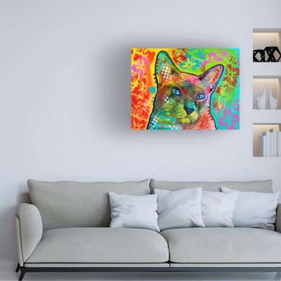 Dean Russo Blue Point Siamese Canvas Art