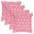 White/Pink Geometric