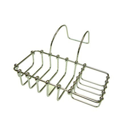 Vintage Bath Caddy, Polished Chrome