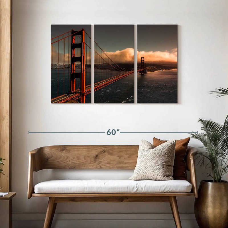 Pont Golden State de Sebbie Sunlit, H 28 po x l 45 po