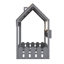 Lit de maison en bois avec lumières et tente, lit de maison avec 3 tablettes de rangement et garde-corps-126048866-126048865