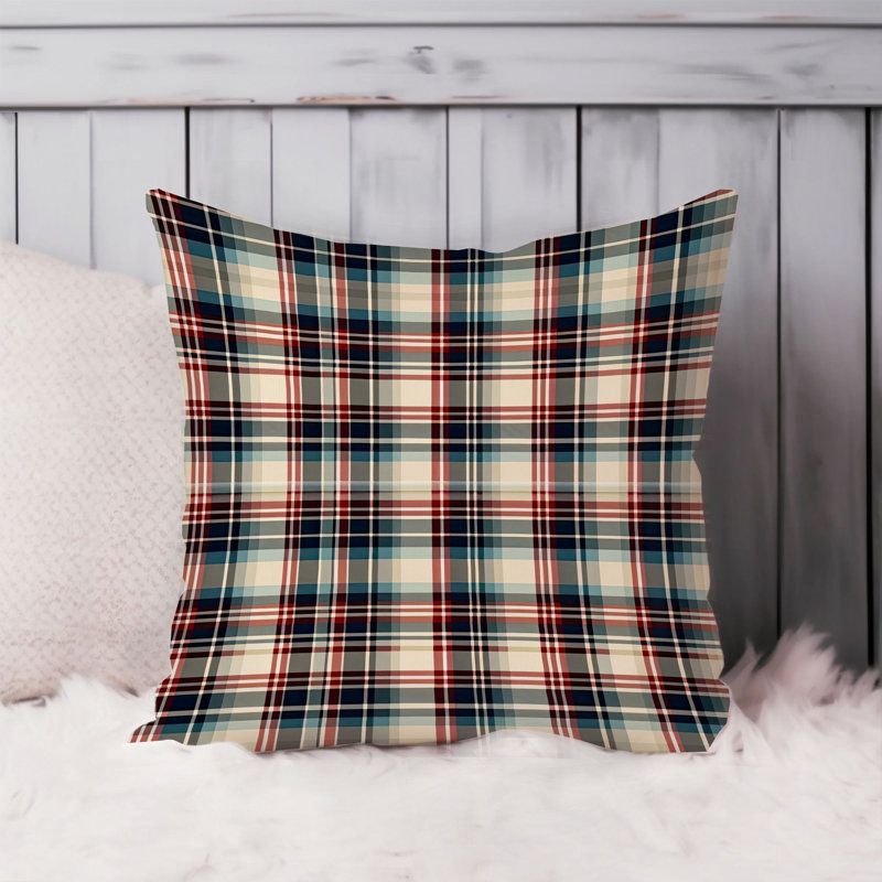 Retro Plaid Pattern  XII, 18"H x 18"W