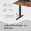 Adjustable Metal Base Standing Desk