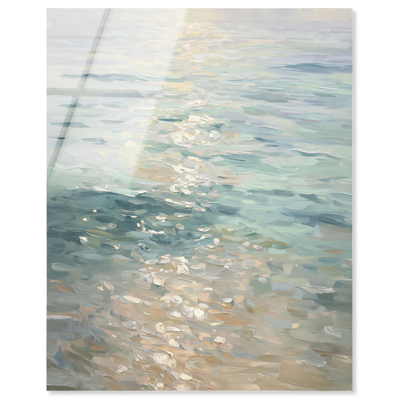 Impression sur acrylique Sea Sunset Coastal Decor par Art Remedy, H 24 po x l 20 po